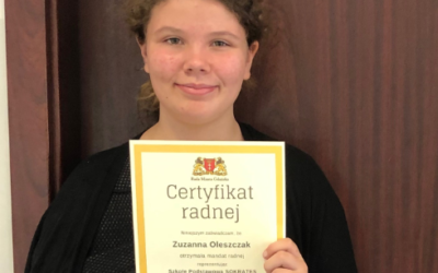 Mandat radnej dla naszej uczennicy!
